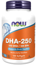 Load image into Gallery viewer, NOW Foods DHA-250