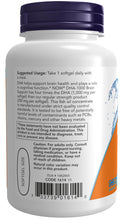 Load image into Gallery viewer, NOW Foods DHA-1000 Brain Support, Extra Strength