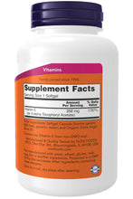 Load image into Gallery viewer, NOW Foods Vitamin E-400 D-Alpha Tocopheryl
