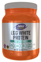Load image into Gallery viewer, NOW Sports Egg White Protein, Unflavored Powder