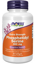 Load image into Gallery viewer, NOW Foods Phosphatidyl Serine 300 mg, Extra Strength