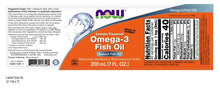 Load image into Gallery viewer, NOW Foods Omega-3 Fish Oil