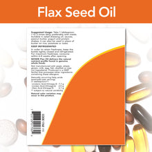 Load image into Gallery viewer, NOW Foods Flax Seed Oil Liquid, Organic