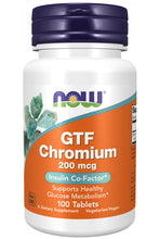Load image into Gallery viewer, NOW Foods GTF Chromium 200 mcg Yeast Free