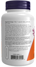 Load image into Gallery viewer, NOW Foods Alpha Lipoic Acid, Extra Strength 600 mg