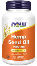 Load image into Gallery viewer, NOW Foods Hemp Seed Oil 1000 mg