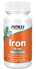 Load image into Gallery viewer, NOW Foods Iron 18 mg