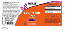 Load image into Gallery viewer, NOW Foods Bee Pollen 500 mg