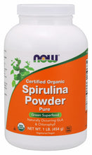 Load image into Gallery viewer, NOW Foods Spirulina, Organic Powder