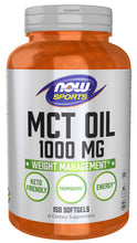 Load image into Gallery viewer, NOW Sports MCT Oil 1000 mg