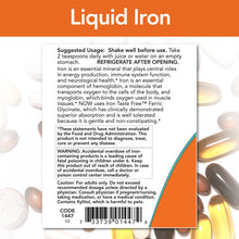 Load image into Gallery viewer, NOW Foods Iron Liquid
