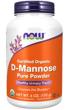 Load image into Gallery viewer, NOW Foods D-Mannose, Organic & Pure Powder