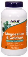 Load image into Gallery viewer, NOW Foods Magnesium & Calcium