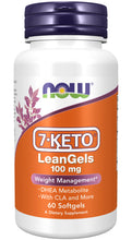 Load image into Gallery viewer, NOW Foods 7-KETO® LeanGels 100 mg