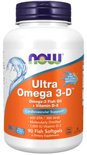 Load image into Gallery viewer, NOW Foods Ultra Omega 3-D (Fish Gelatin)