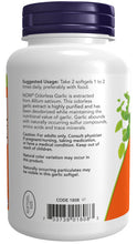 Load image into Gallery viewer, NOW Foods Odorless Garlic