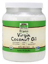 Load image into Gallery viewer, NOW Foods Virgin Coconut Cooking Oil, Organic