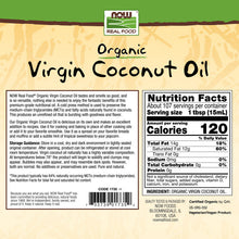 Load image into Gallery viewer, NOW Foods Virgin Coconut Cooking Oil, Organic
