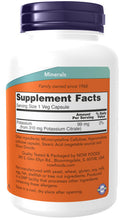 Load image into Gallery viewer, NOW Foods Potassium Citrate 99 mg