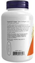 Load image into Gallery viewer, NOW Foods Pumpkin Seed Oil 1000 mg