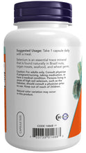 Load image into Gallery viewer, NOW Foods Selenium 200 mcg