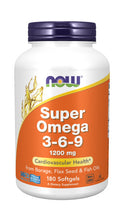 Load image into Gallery viewer, NOW Foods Super Omega 3-6-9 1200 mg