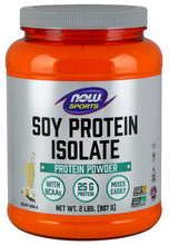 Load image into Gallery viewer, NOW Foods Soy Protein Isolate Flavored 2 lbs.
