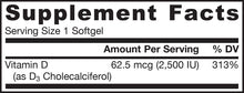 Load image into Gallery viewer, Jarrow Formulas Vitamin D3 - 2500IU