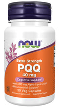 Load image into Gallery viewer, NOW Foods PQQ, Extra Strength 40 mg