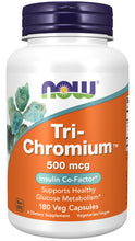 Load image into Gallery viewer, NOW Foods Tri-Chromium 500 mcg with Cinnamon
