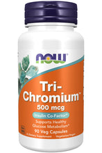 Load image into Gallery viewer, NOW Foods Tri-Chromium 500 mcg with Cinnamon