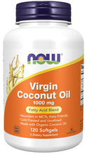 Load image into Gallery viewer, NOW Foods Virgin Coconut Oil 1000 mg