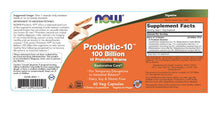 Load image into Gallery viewer, NOW Foods Probiotic-10 100 Billion