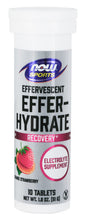 Load image into Gallery viewer, NOW Sports Effer-Hydrate Effervescent Electrolyte Supplement