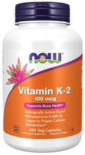 Load image into Gallery viewer, NOW Foods Vitamin K-2 100 mcg