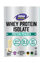 Load image into Gallery viewer, NOW Sports Whey Protein Isolate, Creamy Vanilla Powder