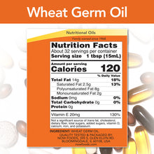 Load image into Gallery viewer, NOW Foods Wheat Germ Nutritional Oil