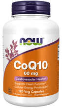 Load image into Gallery viewer, NOW Foods CoQ10 60 mg