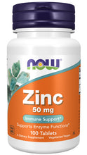 Load image into Gallery viewer, NOW Foods Zinc 50 mg