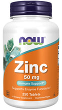 Load image into Gallery viewer, NOW Foods Zinc 50 mg