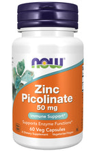 Load image into Gallery viewer, NOW Foods Zinc Picolinate 50 mg