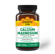 Load image into Gallery viewer, Country Life Target-Mins Calcium Magnesium with Vitamin D Complex
