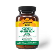 Load image into Gallery viewer, Country Life Calcium Magnesium Zinc with Vitamin D
