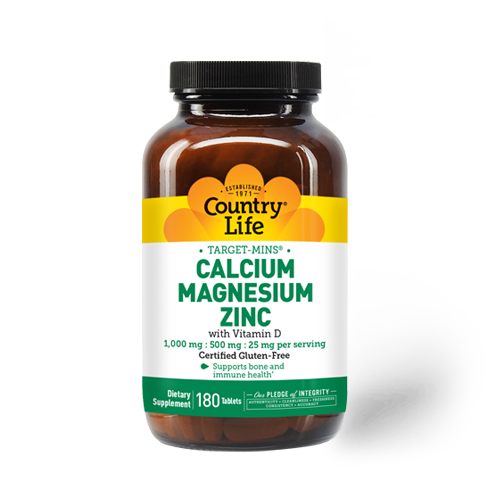 Country Life Calcium Magnesium Zinc with Vitamin D