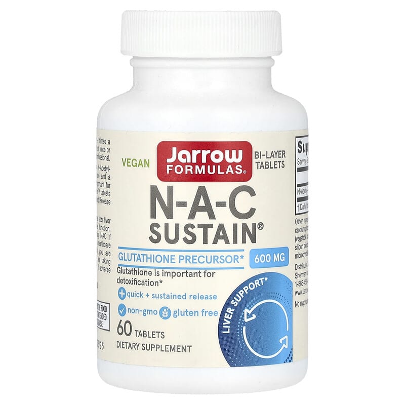 Jarrow Formulas N-A-C (N-Acetyl-L-Cysteine) Sustain