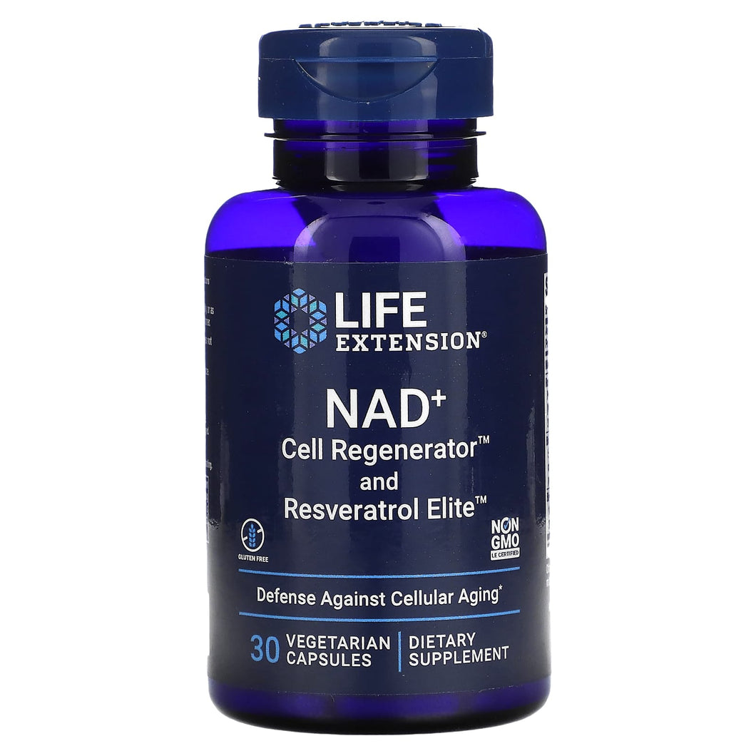 Life Extension NAD+ Cell Regenerator and Resveratrol Elite