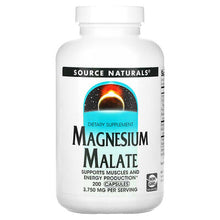 Load image into Gallery viewer, Source Naturals Magnesium Malate Capsules
