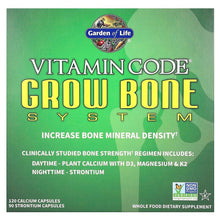 Load image into Gallery viewer, Garden of Life Vitamin Code Grow Bone System 2 Bottles
