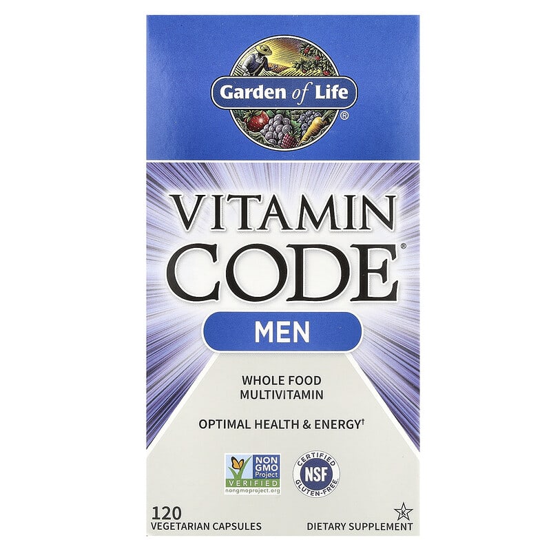 Garden of Life Vitamin Code® Whole Food Multivitamin for Men