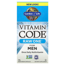 Load image into Gallery viewer, Garden of Life Vitamin Code RAW One™ Once Daily Multivitamin For Men
